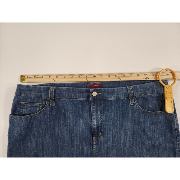 Merona Denim Mini Skirt Women's 20W - Picture 7 of 9